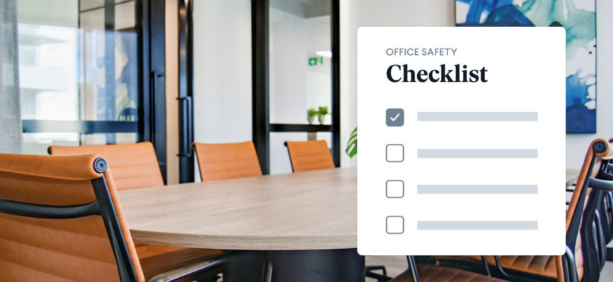 RETURNING TO THE OFFICE – COVID-19 Office Safety Checklist – Creating healthy spaces with an office cleaning plan